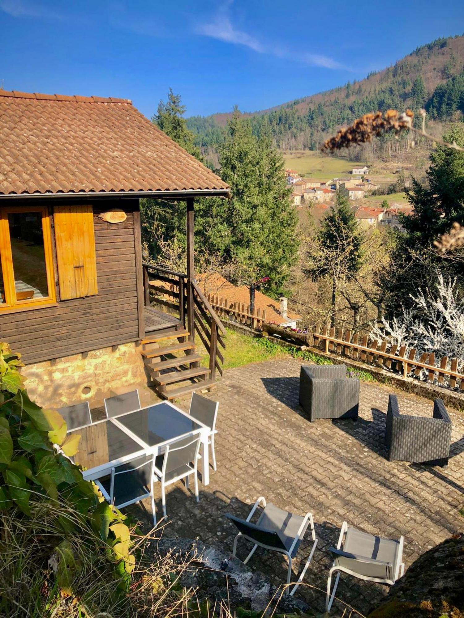 Chalet Les Accacias Vocance Exterior foto
